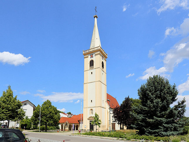 Grohflein, Pfarrkirche, hl. Johannes der Tufer