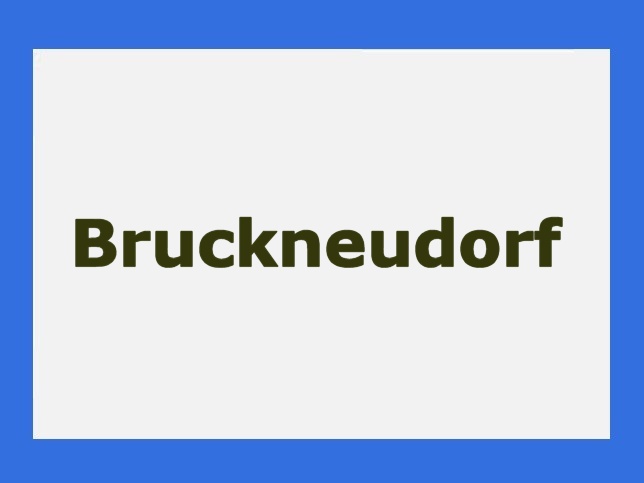 Bruckneudorf, Ortstafel