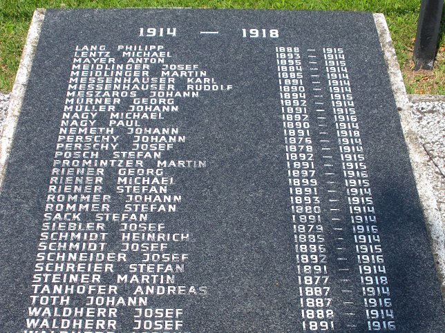 Frauenkirchen, Kriegerdenkmal