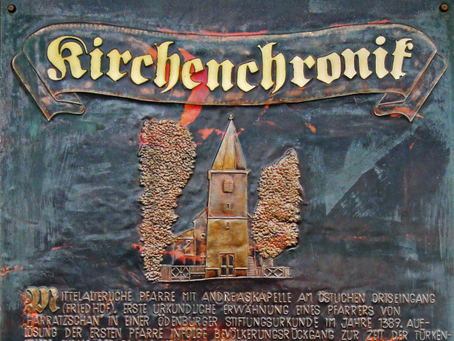 Horitschon, Kirchenchronik