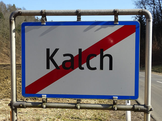 Kalch, Ortstafel