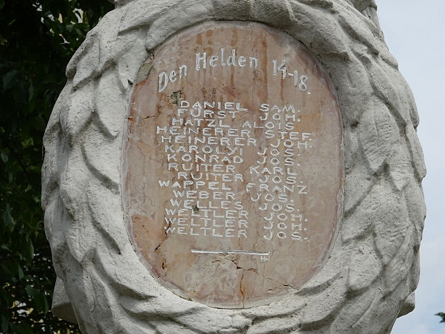 Kitzladen, Kriegerdenkmal
