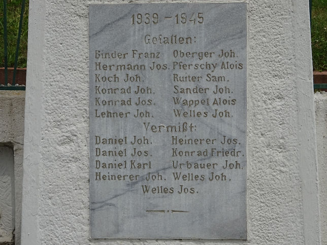Kitzladen, Kriegerdenkmal