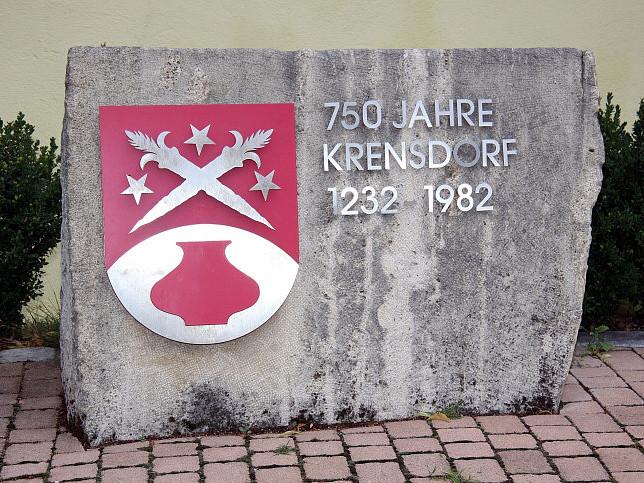 Krensdorf, Gedenkstein