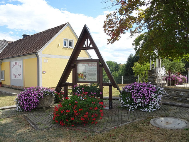 Kroisegg, Infotafel Waldesfrieden