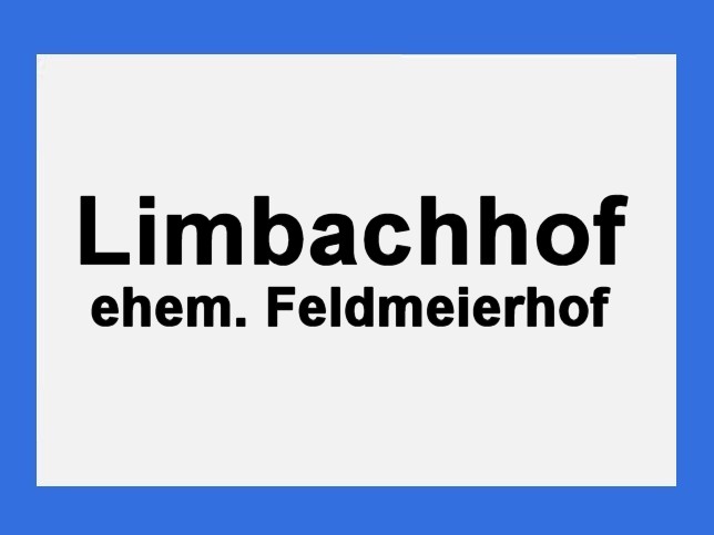 Limbachhof, Ortstafel