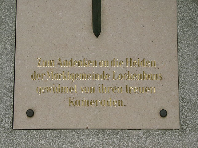 Lockenhaus, Kriegerdenkmal