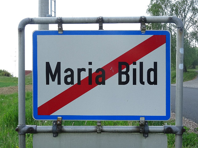 Maria Bild, Ortstafel