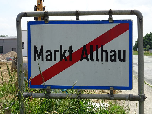 Markt Allhau, Ortstafel