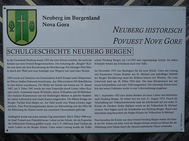 Neuberg-Bergen, Ehemalige Schule