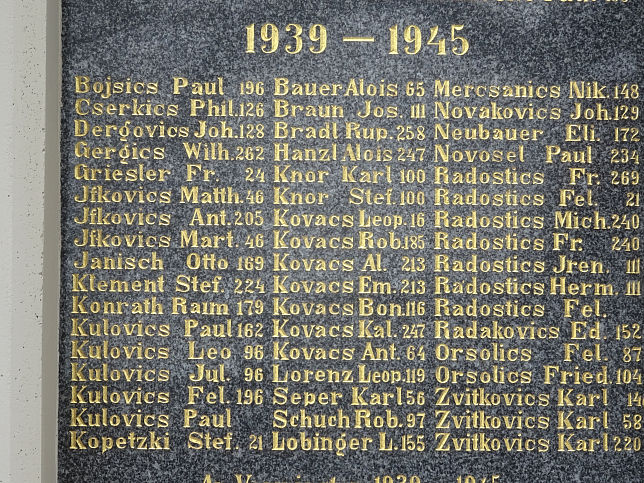 Neuberg, Kriegerdenkmal