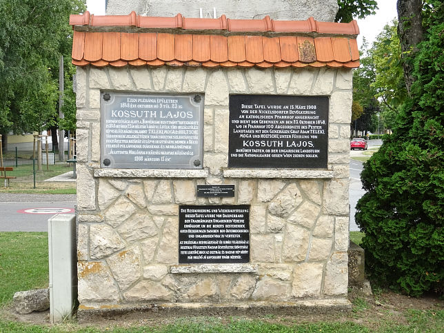 Nickelsdorf, Denkmal Kossuth Lajos