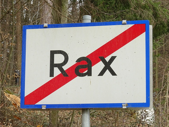 Rax, Ortstafel
