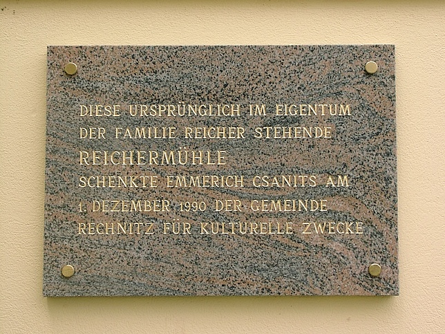 Rechnitz, Reichermühle