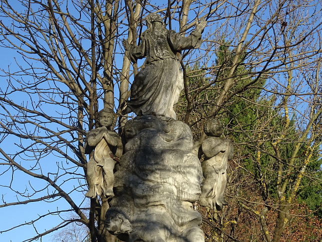 St. Georgen, Figurenbildstock Christi Himmelfahrt
