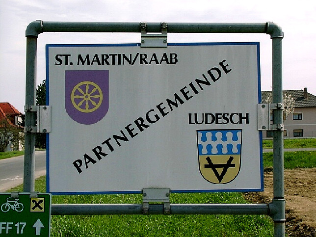 St. Martin/Raab, Partnergemeinde Ludesch
