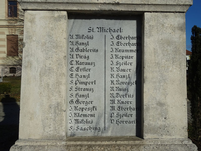 St. Michael, Kriegerdenkmal