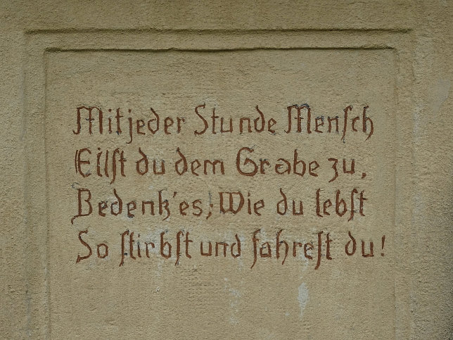 Unterloisdorf, Friedhofskreuz