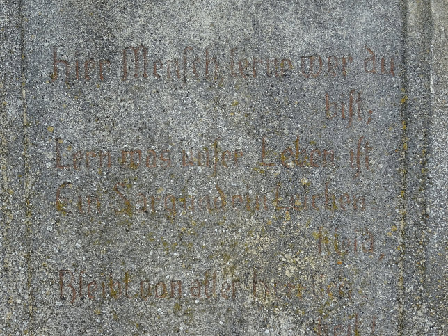 Unterloisdorf, Friedhofskreuz