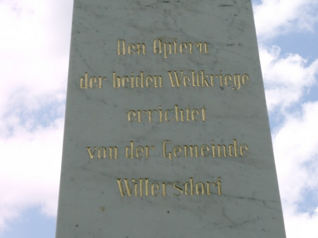 Willersdorf, Kriegerdenkmal