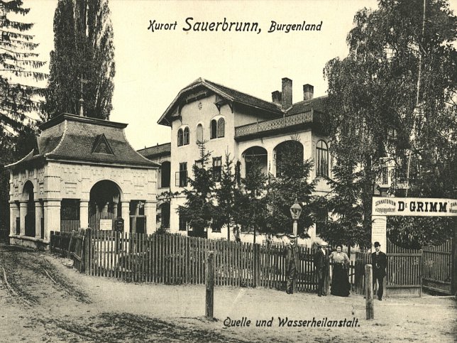 Bad Sauerbrunn, Wasserheilanstalt