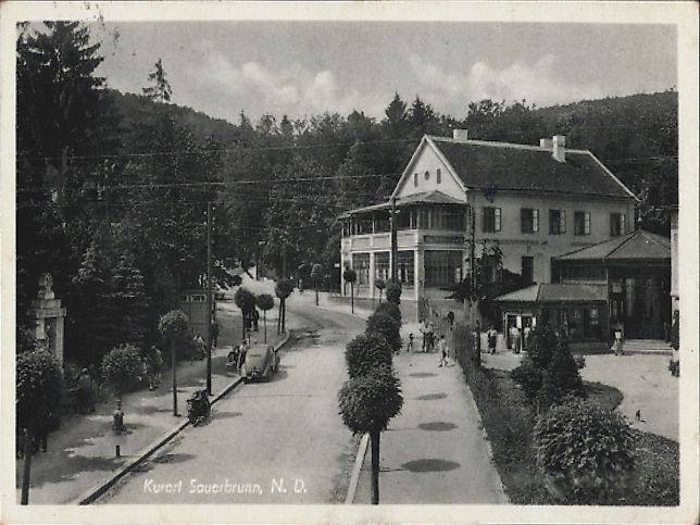 Bad Sauerbrunn, Caf und Restaurant