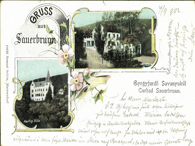 Bad Sauerbrunn, Hartig Villa