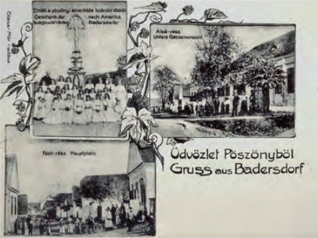 Badersdorf, Mehrbildkarte