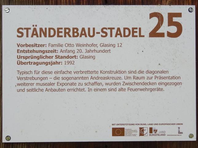 Glasing, Ständerbau-Stadel