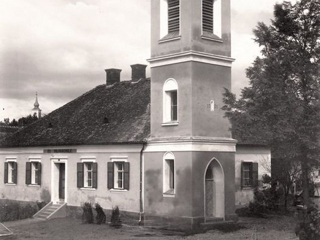 Heiligenkreuz, Evang. Volksschule und Bethaus