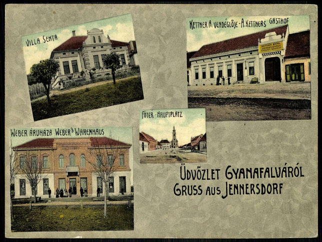 Jennersdorf, Mehrbildkarte