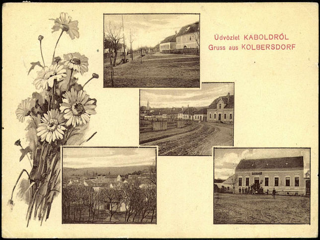 Kobersdorf, Mehrbildkarte