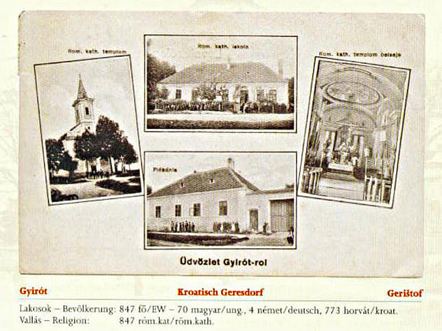 Kroatisch Geresdorf, Mehrbildkarte