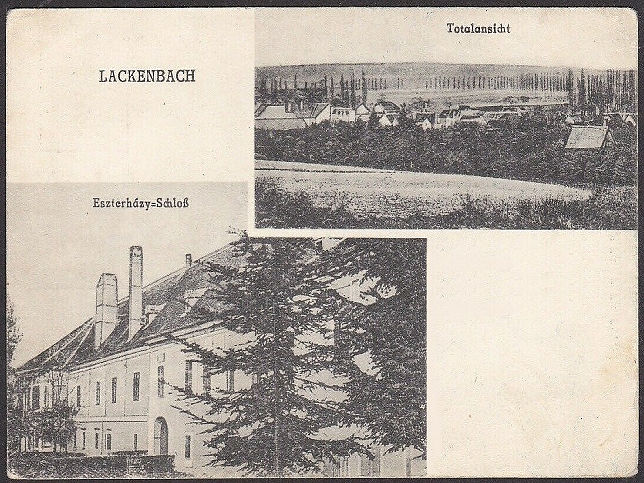 Lackenbach, Totalansicht und Schloss