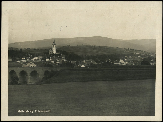 Mattersburg, gelaufen 1928