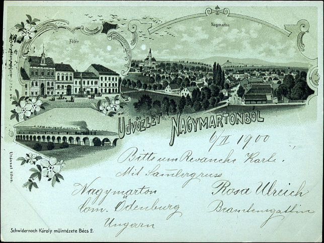 Mattersburg, Hauptplatz 1900