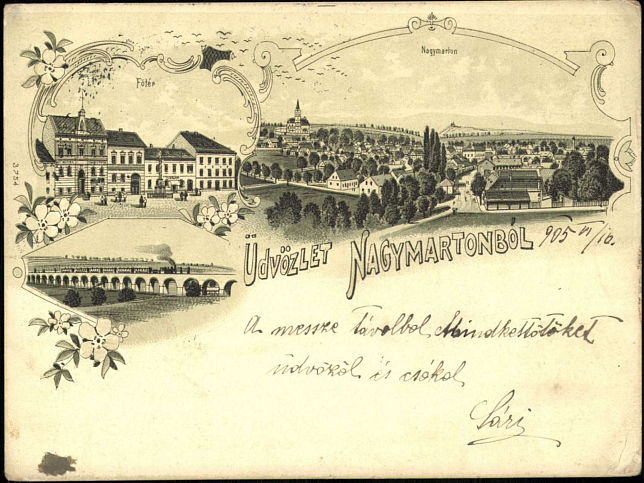 Mattersburg, Hauptplatz 1905
