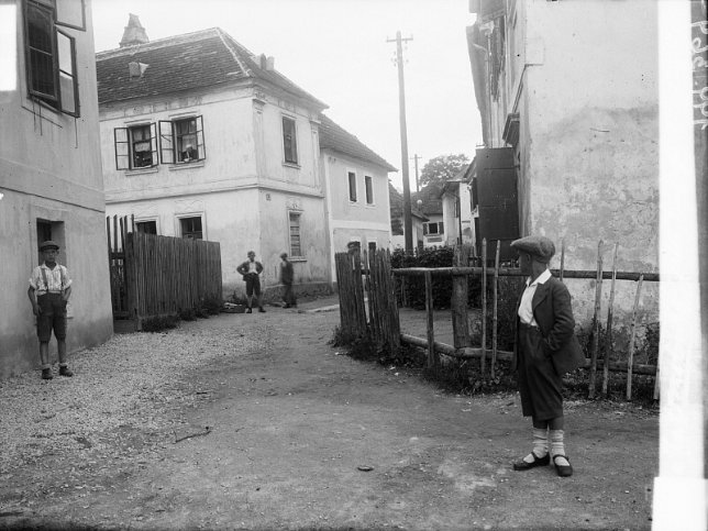 Mattersburg, Straßenbild im ehemaligen Ghetto