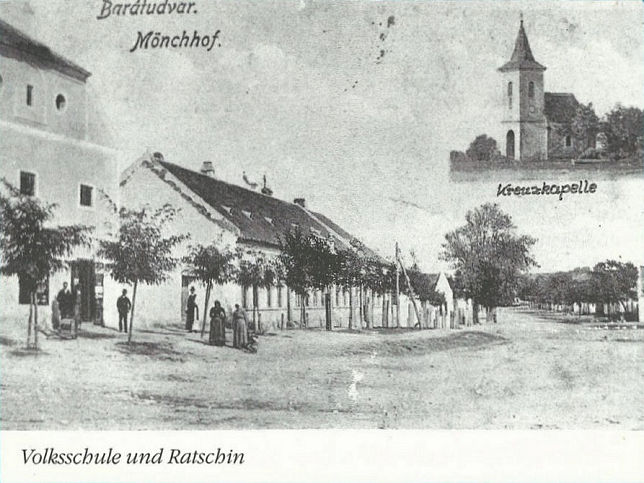 Mönchhof, Volksschule und Ratschin