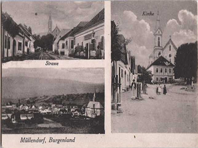 Müllendorf, Kirche und Straße