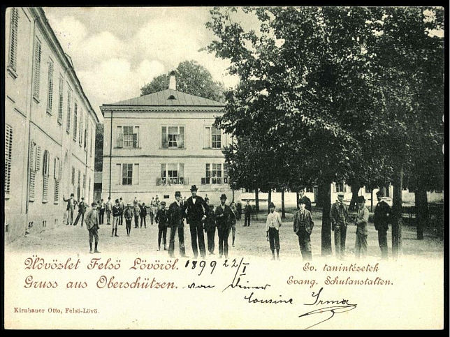 Oberschützen, Gruss, 1899