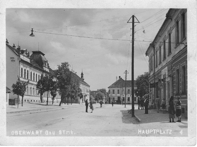 Oberwart, Hauptplatz 1943