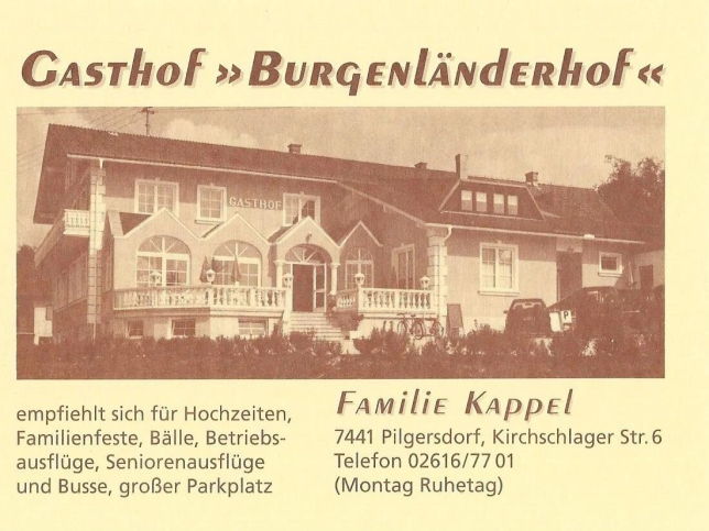Pilgersdorf, Burgenl�nderhof