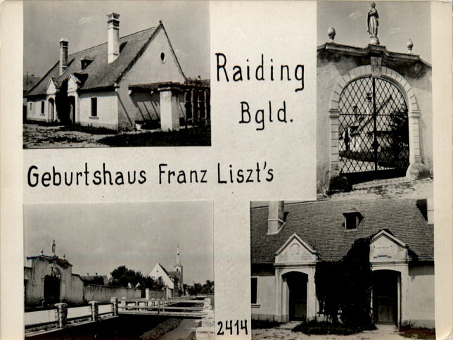 Raiding, Geburtshaus von Franz Liszt