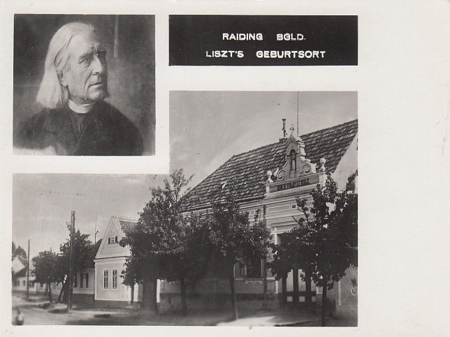 Raiding, Geburtshaus von Franz Liszt