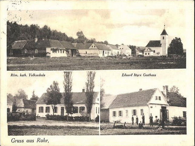 Rohr im Burgenland, Eduard Marx Gasthaus, Volksschule