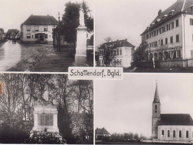 Schattendorf, Mehrbildkarte, 1962