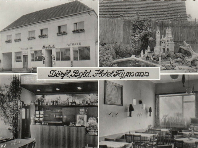 Steinberg, Fleischerei und Hotel Faymann