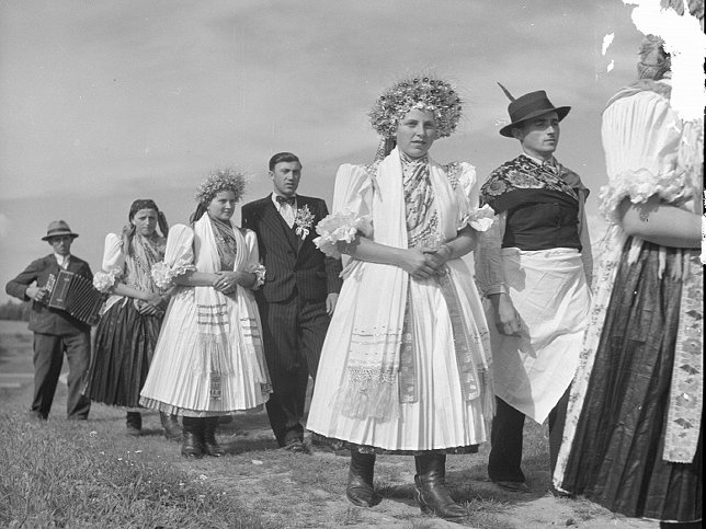 Stinatz, Hochzeitsumzug, 1934