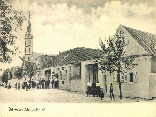 Unterpullendorf, Kirche und Straße
